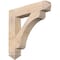 Ekena Millwork Legacy Arts & Crafts Smooth Bracket, Douglas Fir, 5 1/2"W x 32"D x 32"H BKT06X32X32LEC03SDF - alternate 1
